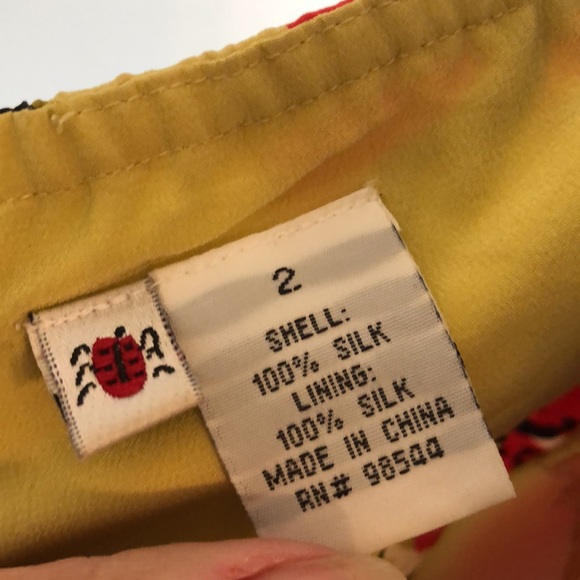 Anthropology silk strapless - Picture 5 of 13